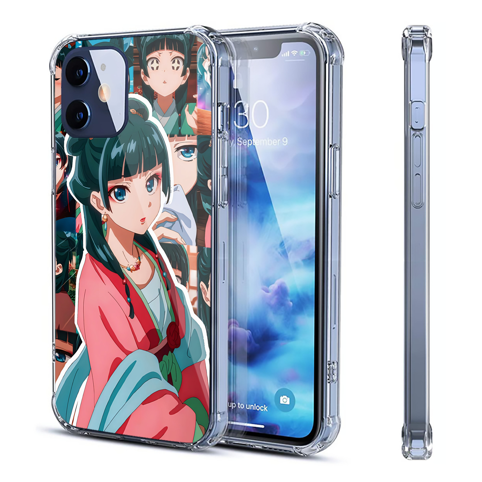 （画像用） 薬屋のひとりごと The Apothecary Diaries 【iPhone 12シリーズ対応】透明スマホケース（クリアソフトケース）